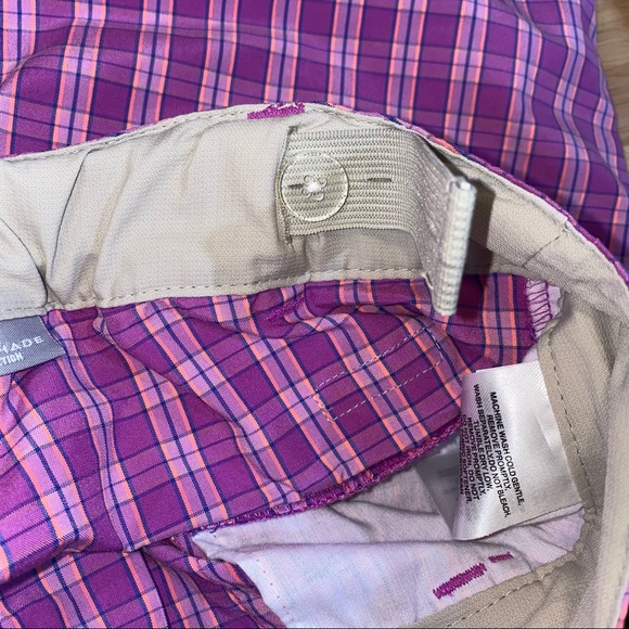 Columbia Plaid Adjustable Waist Shorts - Picture 4 of 6